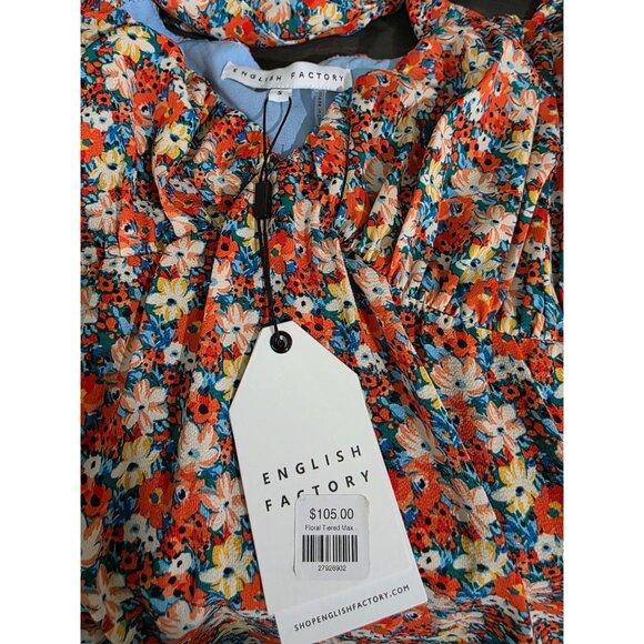 Floral Tiered Maxi Dress By English Factory Size S - Picture 4 of 12